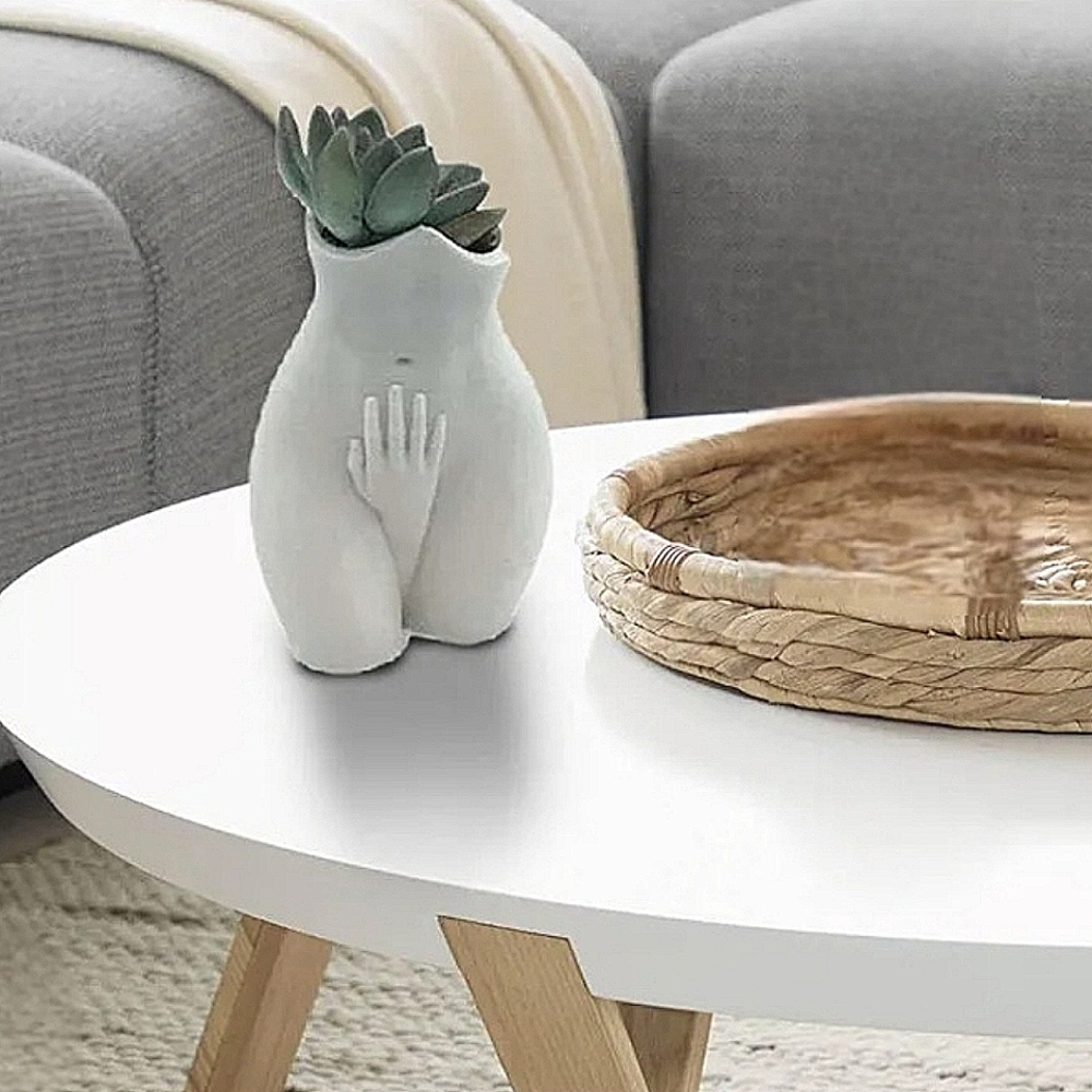 Female body planter